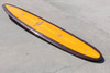 Mid-1960s Jacobs Multi-Logo Surfboard, Fully Restored, Yellow with Acid Splash