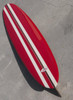 Greg Noll Surfboard Early 1960s, Red, White and Wood, Fully Restored