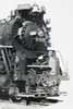 Original Oversize 1940s Nickel Plate Road Locomotive Train Black and White Photograph Engine 757