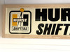 Vintage Hurst Shifter Sign 1970's Hand Painted Plexi in Wood Frame