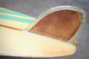 Vintage  Hobie Surfboard Redwood Stringer Neutral w Aqua Stripes 1960's CA Super Rare