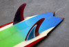 Robert August Surfboard Early 1970s Twin Fin Fully restored Rocket 6 ft 10 in