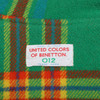 Benetton Duffle Coat 1980s Multi-Color  Italy