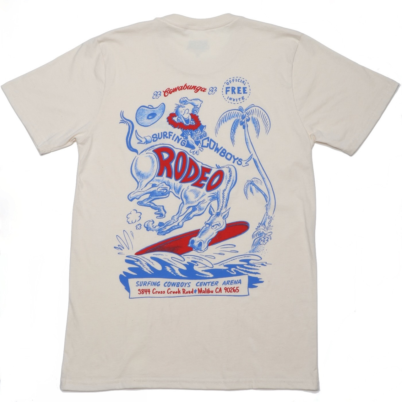 Rodeo Adult T-Shirt - SURFING COWBOYS