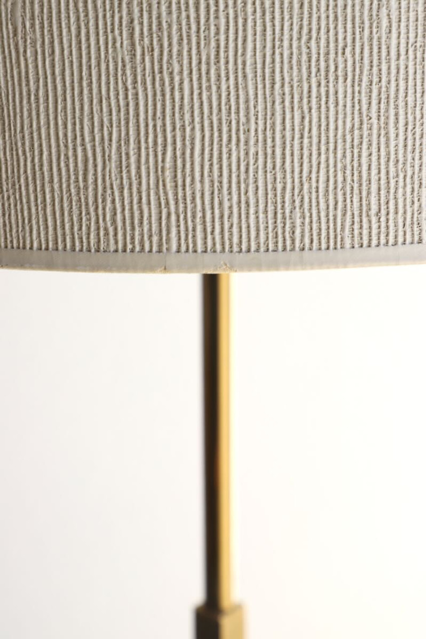 Gerald Thurston for Lightolier Adjustable Tall Brass Table Lamp