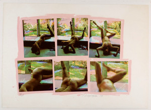Carolee Schneemann Forbidden Actions Original Photo Screen-Print 1979 Carolee Schneemann Forbidden Actions Original Photo Screen-Print 1979
