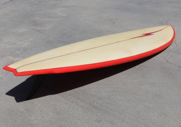 1975 Lightning Bolt Surfboard, Shaped by Terry Martin