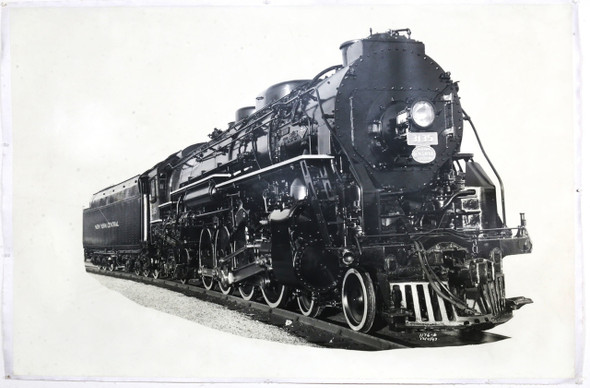 Original Oversize 1940s New York Central Locomotive Train Photograph, #3135