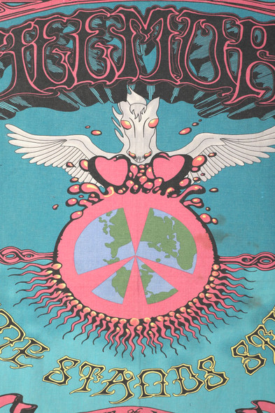 Fillmore West Concert Banner Original 1969