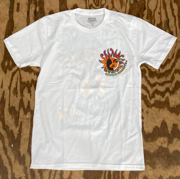 Lowrider Sun Vintage White T-Shirt: Cruise in Style with a Classic Design for Effortless Cool