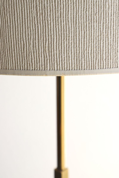 Gerald Thurston for Lightolier Adjustable Tall Brass Table Lamp with Marble Base