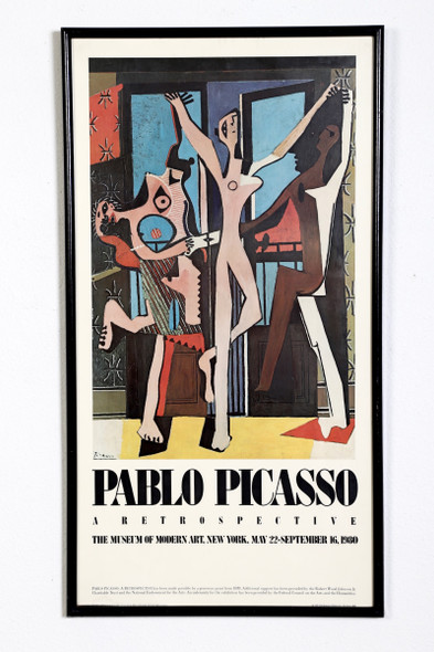 Pablo Picasso A Retrospective  Framed Poster  MOMA New York 1980
