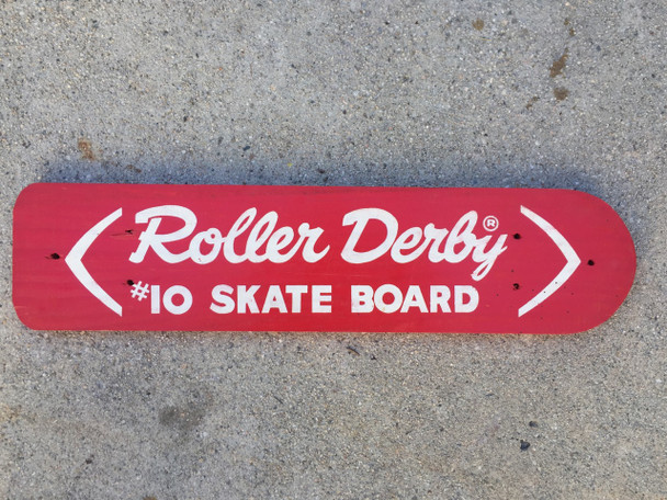 1960s Roller Derby #10 Skateboard, Unused Deck