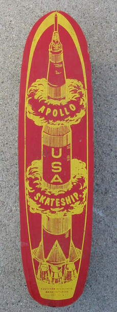 Apollo Skateship USA  1960's  Vintage Skateboard