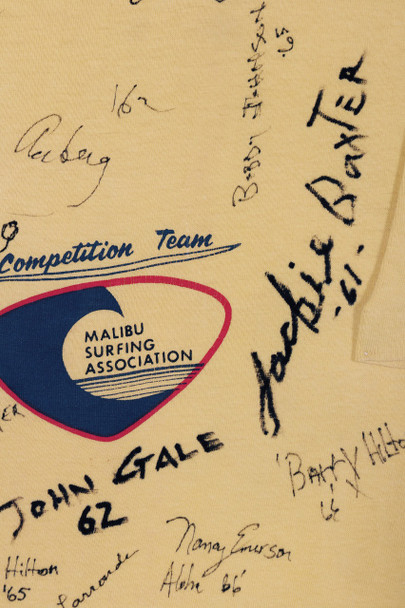 Malibu Surfing Association Autographed T-shirt