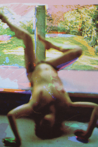 Carolee Schneemann Forbidden Actions Original Photo Screen-Print  1979