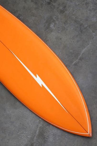 Early 1970s Lightning Bolt Surfboard Maui Model