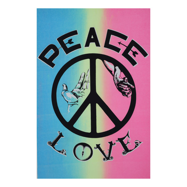 Peace Love poster for sale