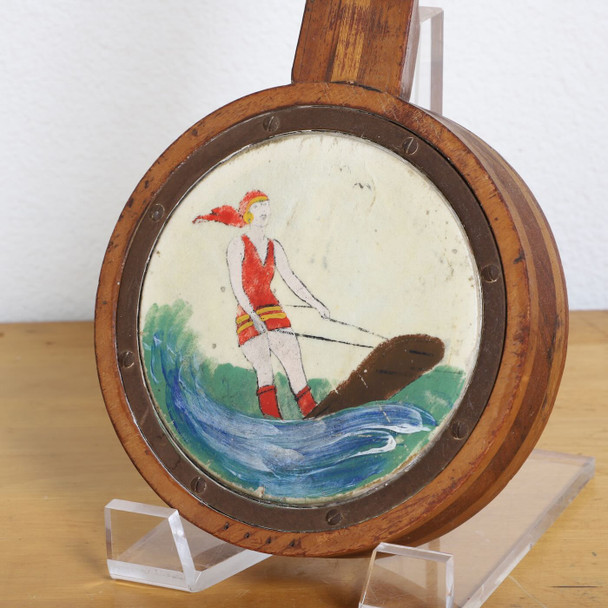 Banjo Ukelele with Original Surfer Girl Art 1920s Complete w Case