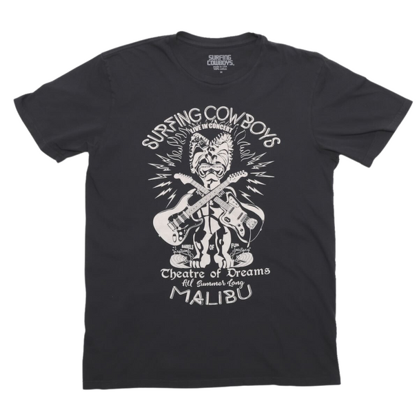 Tiki Rock T-Shirt Washed Black