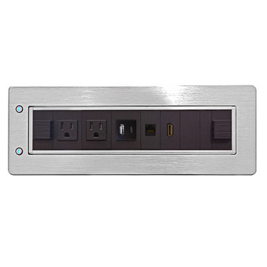 Conference table box for AV power Data - Automatic rotation