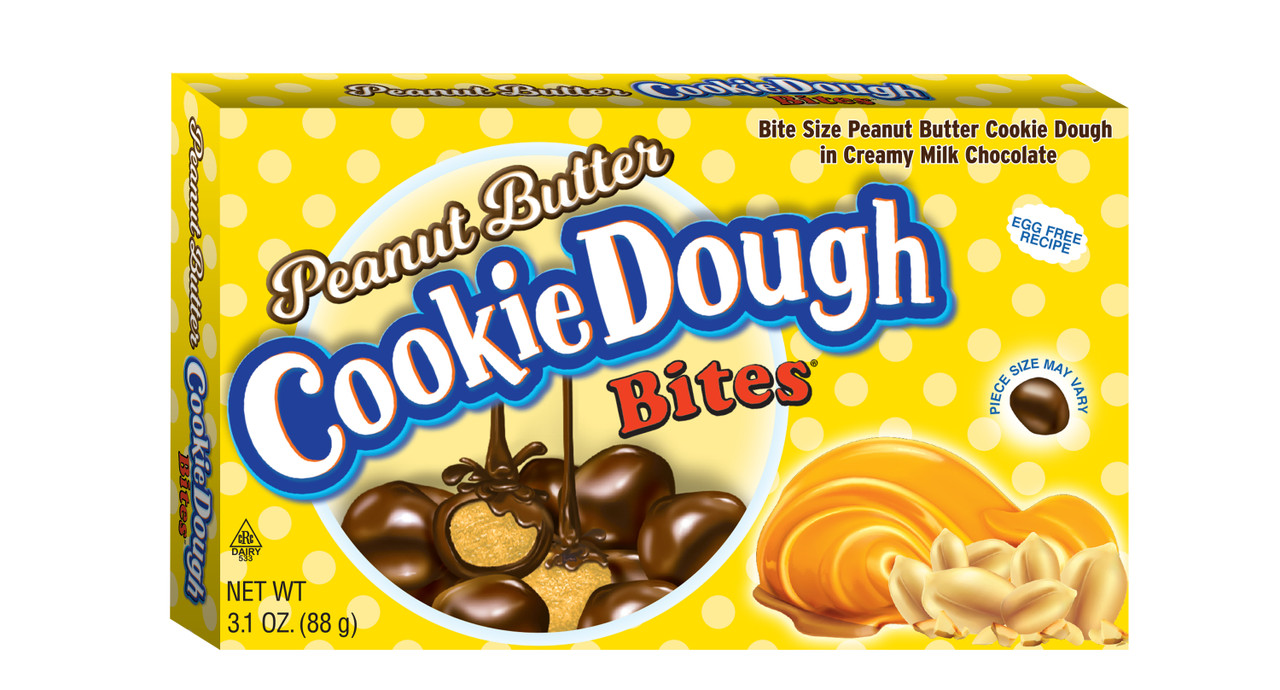 Peanut Butter Cookie Dough Bites in a Theater Box by Taste of Nature