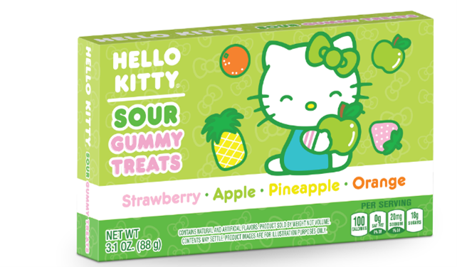 Hello Kitty ® - Sour Gummi Treats 3.1oz/12ct