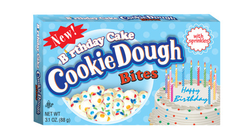 Birthday Cake Cookie Dough Bites - Theater Box - 12 pack