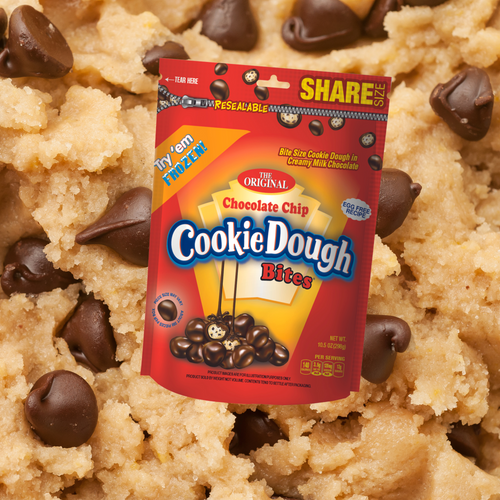 Chocolate Chip Cookie Dough  Bites® 10.5oz  - Resealable Bag (8ct Case)