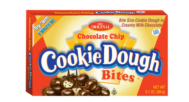Birthday Cake Cookie Dough Bites, Movie Theater Candy, Pack of 3, 3.1  Ounces Per Box