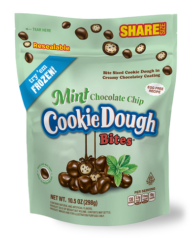 Cookie Dough Bites® Caramel 10.5oz - Resealable Bag (8ct Case)