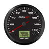 Holley EFI Holley EFI GPS Speedometer, 3-3/8 w/ Odometer, 0-160 MPH, Black Face - EFI-553-123
