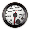 Holley EFI EFI Coolant Temperature Gauge, 2-1/16 size - 120°-260° - White Face - EFI-553-128W