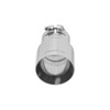Flowmaster Stainless Steel Exhaust Tip- 4 Angle Cut Polished Fits 3 Tubing Clamp On - FLO-15377