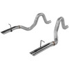 Flowmaster Pre-Bent Tailpipes 1987-93 Mustang LX 5.0 and 86 Mustang GT 5.0, 3 inch - FLO-15820