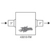 Flowmaster FlowMonster Muffler- 3.00 Center Inlet 3.00 Center Outlet, Aggressive Sound - FLO-43010-FM