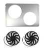 Frostbite High Performance Fan/Shroud Package 2x12 HP Fans for FB162/163/164/302 - FRO-FB502H