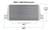 Frostbite Frostbite Air To Air Intercooler- 23.5 X 11 X 3 core w/3 In/Out, Polished - FRO-FB607