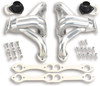 Hooker Block Hugger Header for SBC, 1.625 Tube, 2.5 Diameter Collector, Silver - HKR-2001HKR