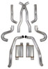 Hooker Blackheart Exhaust System 3 1968-72 Chevelle/A-Body 2DR w/LS, Stainless - HKR-70501354-RHKR