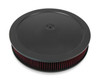Holley Air Cleaner Assembly, 16x3 Black, w/3 Red Gauze Filter - HOL-120-4230