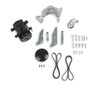 Holley Low LS Accessory Drive Kit w/Sanden SD7 Compressor, Passenger, Black - HOL-20-160BK