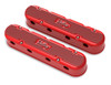 Holley Vintage Series Valve Covers, 2-PC LS Style w/Mounting Base and Coil Cover, Red - HOL-241-174