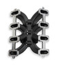 Holley Race Intake Manifold, For GM LS1/LS2/LS6, Single Plane Split Design, Black - HOL-300-256BK
