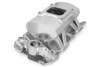 Holley Sniper EFI Intake Manifold, For SBC, Single Plane Carbureted Silver - HOL-825011