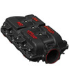 MSD Atomic Atomic Airforce Intake Manifold for GM LS1/LS2/LS6, Polymer, Black w/Red Logos - MSD-2702