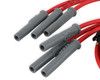 MSD 00 Mustang w/3.8L V6, Custom Spark Plug Wire Set, Red Jacket - MSD-32999