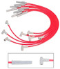 MSD Custom Spark Plug Wire Set, For Ford Small Block 289-302ci, w/HEI Cap, Red - MSD-35399