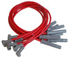 MSD Custom Spark Plug Wire Set, For AMC V8 Engines w/HEI Cap, Red - MSD-35859