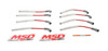 MSD 01 GM Trucks w/8.1L, Custom Spark Plug Wire Set, Red Jacket - MSD-39849